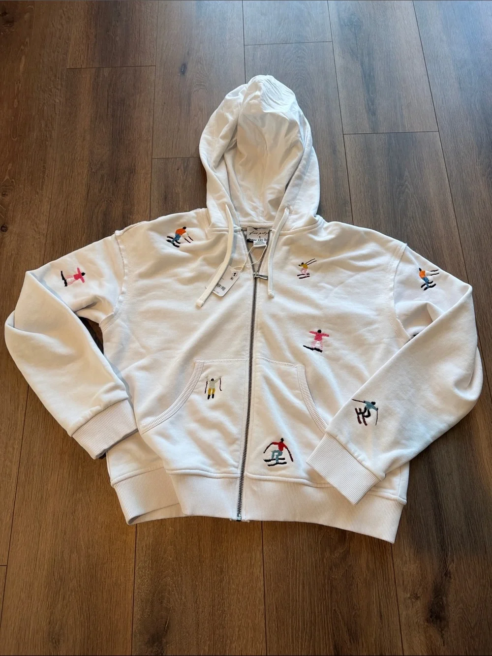 Free People x Denim & Bone Skier Zip Up Hoodie